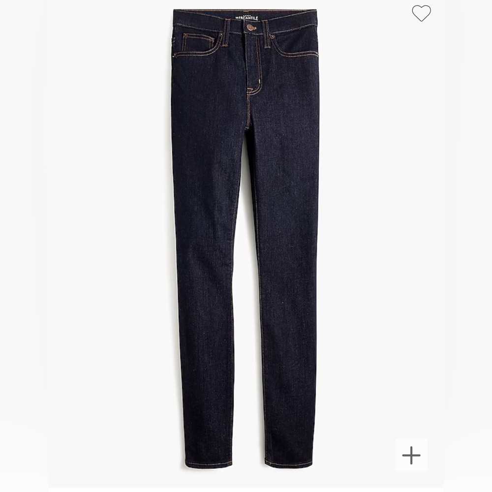 J. Crew 10" high-rise skinny jean in signature stretch